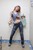 wet girl get wet wet hair fully clothed jeans jacket socks shoes handbag frock jacuzzi