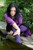 wet girl get wet wet hair swim fully clothed blouse leggings stockings high heels pool river