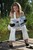 wet girl get wet wet hair swim fully clothed top pants high heels lake