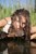 wet girl get wet wet hair swim fully clothed top pants high heels lake