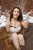 wet girl get wet wet hair lace dress evening gloves stockings bath