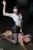wet girl get wet wet hair swim fully clothed blouse skirt stockings lake