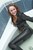 wet girl get wet wet hair fully clothed jacket blouse leggings shoes tights bath