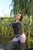 wet girl get wet wet hair swim fully clothed jacket top tight jeans evening gloves high heels lake