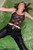 wet girl wet hair get wet swim fully clothed top patent leather leggings high heels sandals fully soaked pool