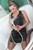 wet girl get wet wet hair fully clothed corset skirt stockings high heels shower bath