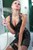 wet girl get wet wet hair fully clothed corset skirt stockings high heels shower bath