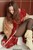 wet girl get wet wet hair fully clothed fur coat dress tights leather boots jacuzzi