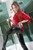 wet girl get wet wet hair fully clothed coat leggings tights leather gloves shower