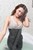 wet girl get wet wet hair fully clothed corset bra leather jeans bath