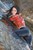 wet girl get wet wet hair swim fully clothed shirt leggings sexy high heels shoes sea