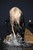 blonde wet girl get wet fully clothed jacket leggingshigh heels boots wet hair sea