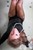 wet girl get wet wet hair soaking wet jumpsuit stockings bath