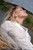 wet girl wet hair get wet swim fully clothed blouse shorts high-heeled boots fully soaked lake