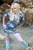 wet girl get wet wet hair dress tights leather boots sea