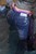 wet girl get wet wet hair swim fully clothed tight jeans jacket scarf gloves hat sneakers pool