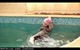 wet girl get wet wet hair swim fully clothed tight jeans jacket scarf gloves hat sneakers pool