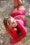 wet girl get wet wet hair swim fully clothed fishnet stockings shorts shirt sea
