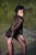 wet girl get wet swim fully clothed wet hair jacket blouse tight pants tights high heels lake