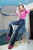 wet girl get wet fully clothed sweater jeans boots jacuzzi shower