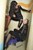wet girl get wet wet hair leggings stockings skirt blouse high heels