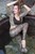 wet girl get wet jacket leggings high heels vat