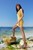 wet girl get wet wet hair dress stockings shoes high heels sea
