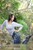 wet girl brunette wet hair get wet swimming fully clothed tight jeans sweater tights shoes high heels river