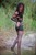 wet girl brunette wet hair get wet swimming fully clothed tight dress stockings heels lake