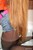 wet girl get wet wet hair leather jacket tights golf denim shorts tights high heels jacuzzi