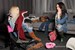 wet girl get wet jacket denim jeans blouse scarf boots clothes bath shower