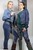 wet girl get wet jacket denim jeans blouse scarf boots clothes bath shower