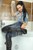 wet girl get wet jacket jeans high heels boots jacuzzi bath