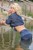 wet girl get wet swim fully clothed wet hair jeans shirt tights lake