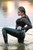 wet girl get wet swim fully clothed wet hair jacket tight jeans boots lake