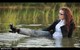 wet girl wet hair get wet jacket jeans shirt high heels