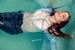 wet woman wet hair get wet jacket blouse denim skirt stockings dress shoes fully soaked spa