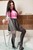 wet woman wet hair get wet blouse leather skirt stockings high heels clothing jacuzzi bath