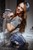 wetfoto girl takes a bath high waisted jeans bodysuit tights boots