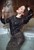 wet girl wet hair get wet blouse skirt stockings high heels shoes fully soaked bath