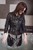 wetfoto wetlook girl wet black leggings jacket