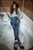 wet girl wet hair get wet fully clothed tights denim shirt tight jeans sneakers shower jacuzzi