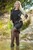 wet girl soaked get wet swimming fully clothed tights leather jacket skirt high heels lake