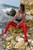 wet girl get wet wet hair fully clothed dress stockings boots high heels sea