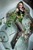 wetlook girl with flowers get wet water clothed bodysuit tights bathroom wetfoto