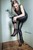 wet girl get wet photo water swimming pool clothes leather jacket shoes wet hair soaked shower