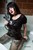 wetlook wet girl takes a bath shower clothes wearing wet black bodysuit tattoo jeans shorts nylons shoes wetfoto