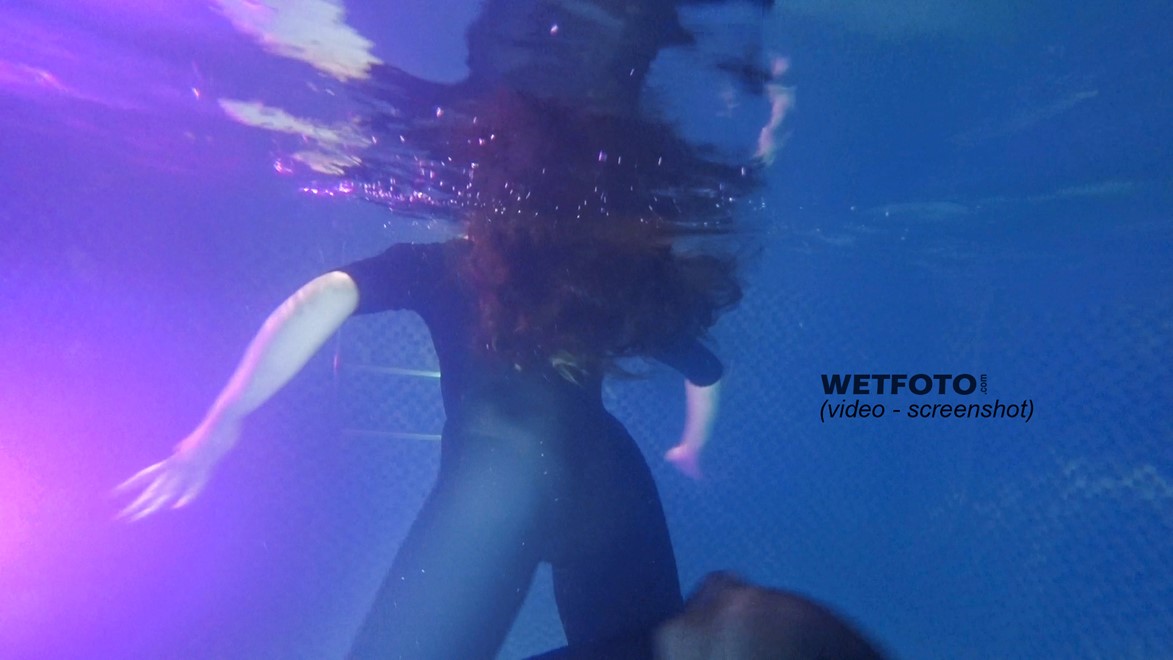 wet girl fully clothed leggings tricot tights boots high heels water wet hair shower