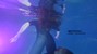 wet girl fully clothed leggings tricot tights boots high heels water wet hair shower