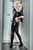 wetlook girl woman clothed wet black shiny leggings leotard bodysuit take shower long hair wetfoto